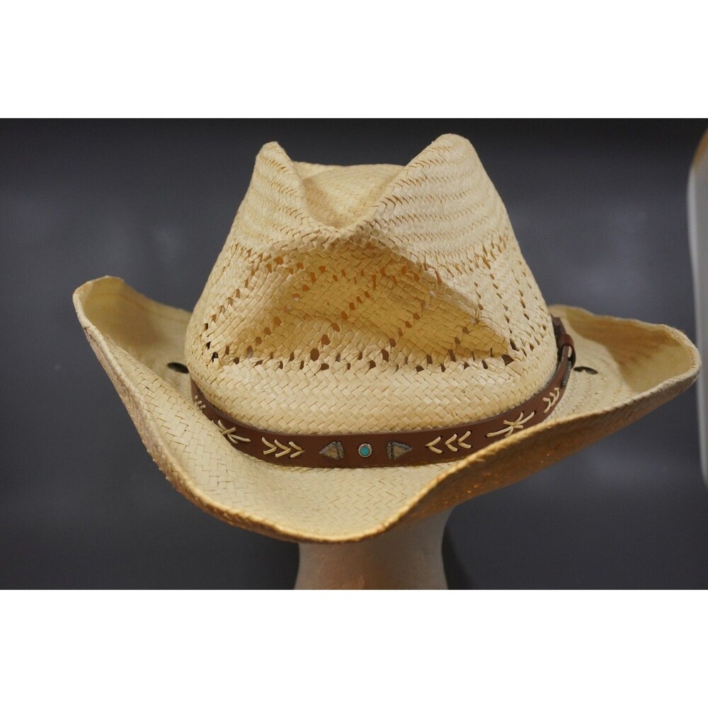 Stetson Natural Straw Rodeo Drive Outdoor Hat - Size XL